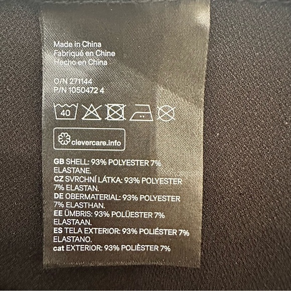 H&M Plus Size Elegant Black Draped Dress - Picture 4 of 5